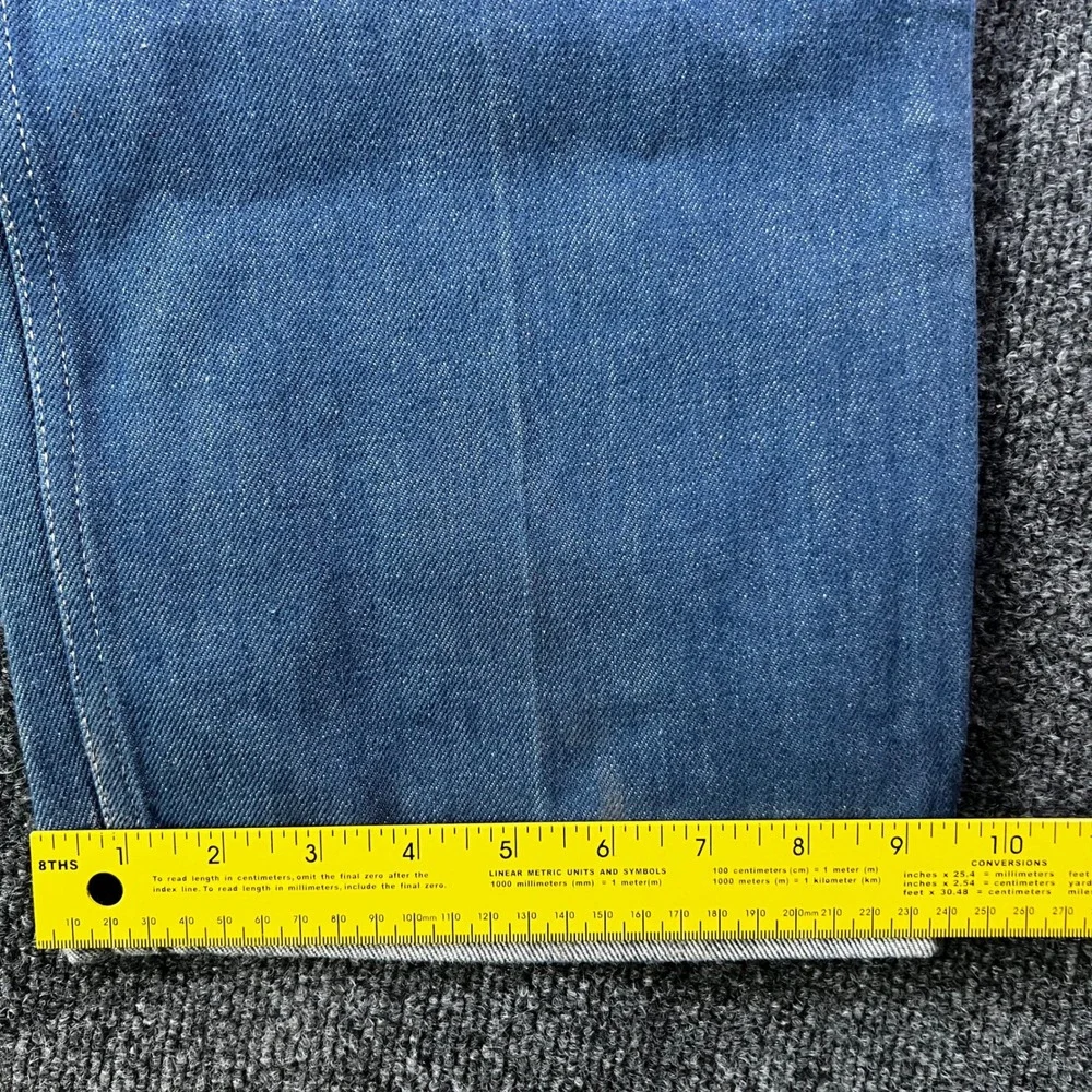 Levi's 501XX‎ Original Fit Blue Jeans Button Fly Mens Measures Size 42x30 Baggy